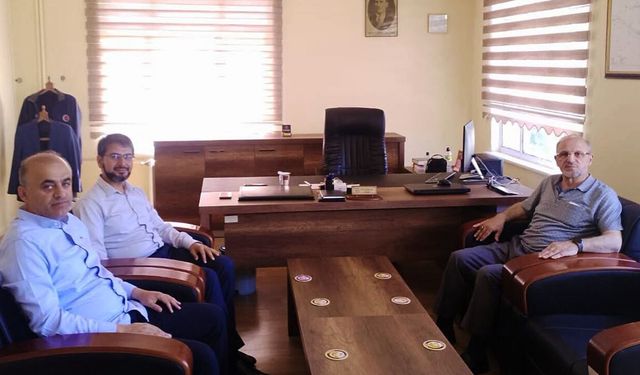 Noğman ve Baba’dan Müftü Koçak’a ziyaret