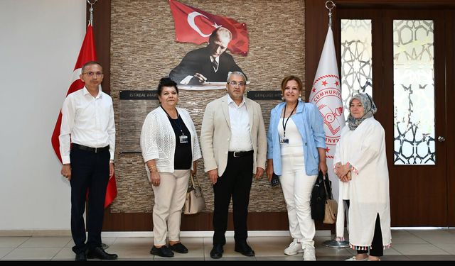 Usta öğreticilerden İl Milli Eğitim Müdürü Çağlar’a ziyaret