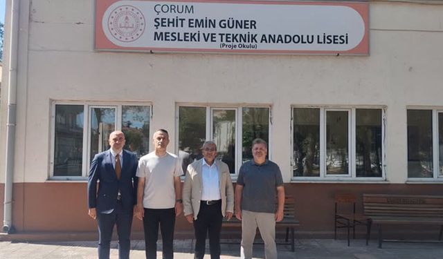 Çorum'da bu liseye yeni kampüs: Resmi süreç başladı