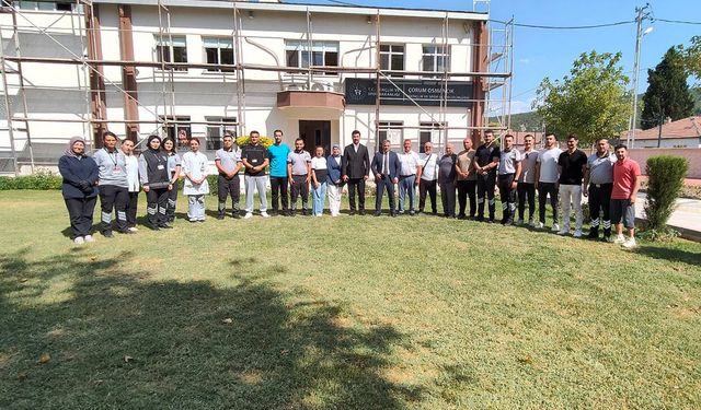 Osmancık Spor Kompleksi’nde çalışmalar yerinde incelendi