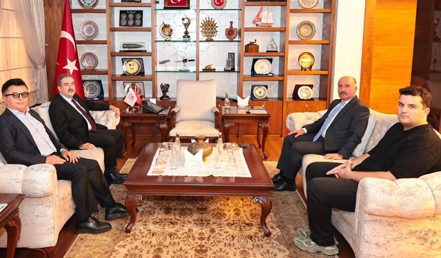 Recai Akyel, Vali Ali Çalgan ile biraraya geldi