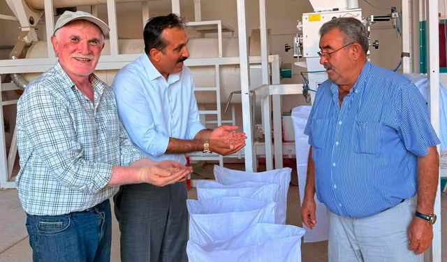 Tohum Eleme Tesisi hizmete açıldı: İnceleme yapıldı
