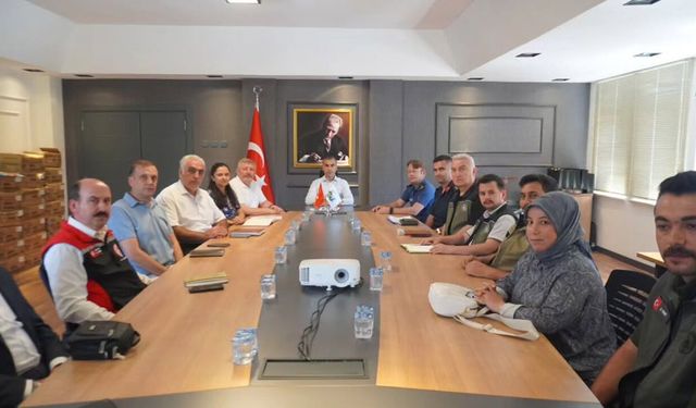 Osmancık’ta yangınlara karşı koordinasyon toplantısı yapıldı