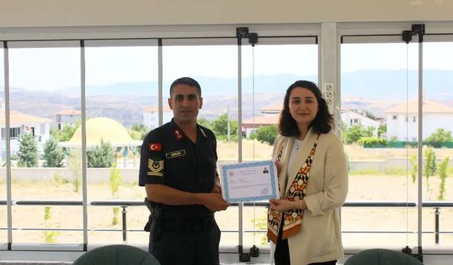 Jandarma Komutanı Ercan Örken’e veda