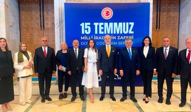 Yusuf Ahlatcı, TBMM’deki 15 Temmuz anma programına katıldı
