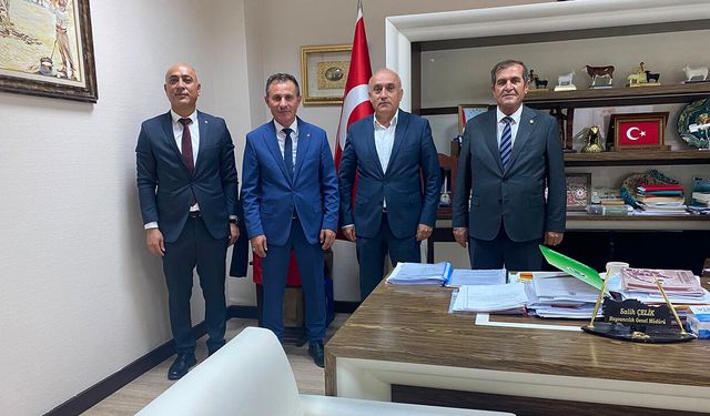 Çorum Ticaret Borsası’ndan Salih Çelik’e ziyaret