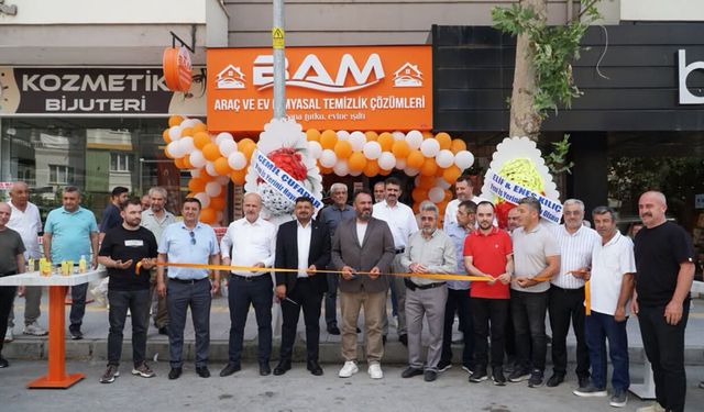 BAM Araç ve Ev Kimyasal Temizlik Çözümleri hizmete açıldı