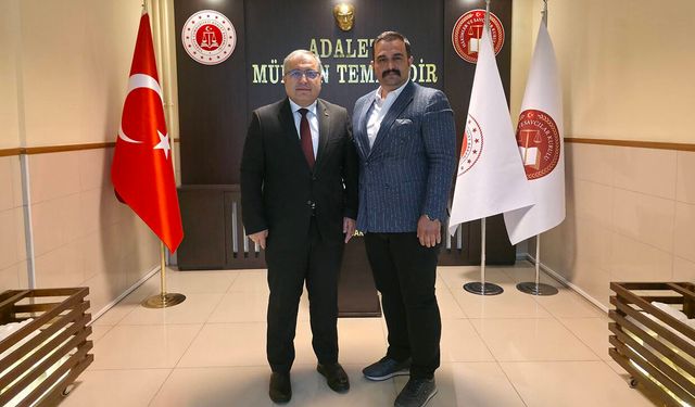 Bayat Belediye Başkanı Ünlü'den Cumhuriyet Savcısı Cantürk'e ziyaret