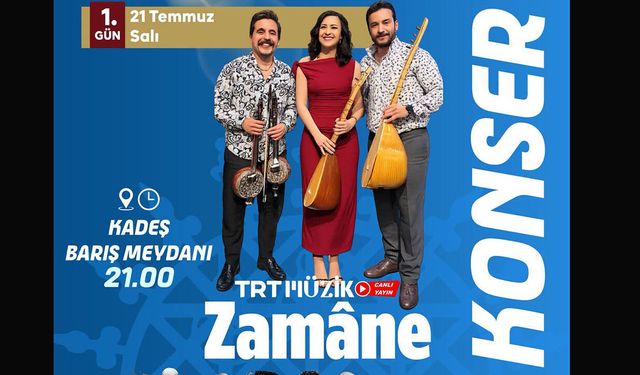 TRT Müzik’in “Zamane” programı Çorum’dan canlı yayınlanacak