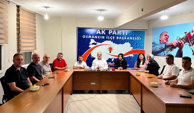 AK Parti Osmancık teşkilatı çalışmalarını değerlendirdi