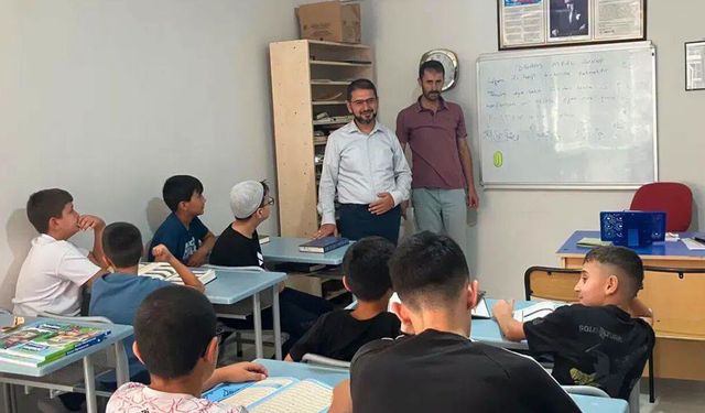 Müftü Koçak’tan Kur’an kursu öğrencilerine ziyaret