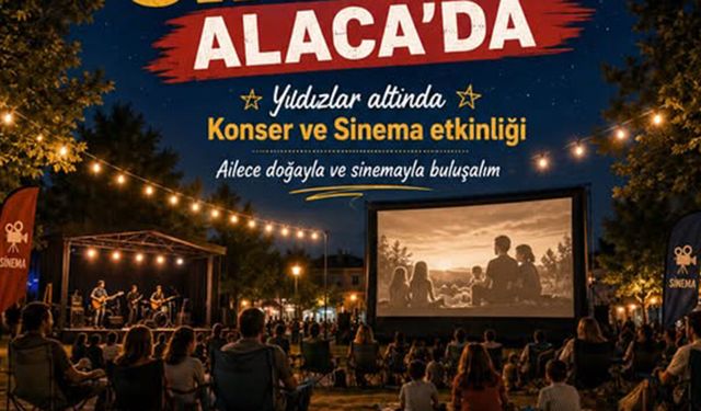 Gezen Sinema Alaca’da vatandaşlarla buluşacak