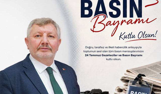 Başkan Gelgör’den 24 Temmuz Basın Bayramı mesajı