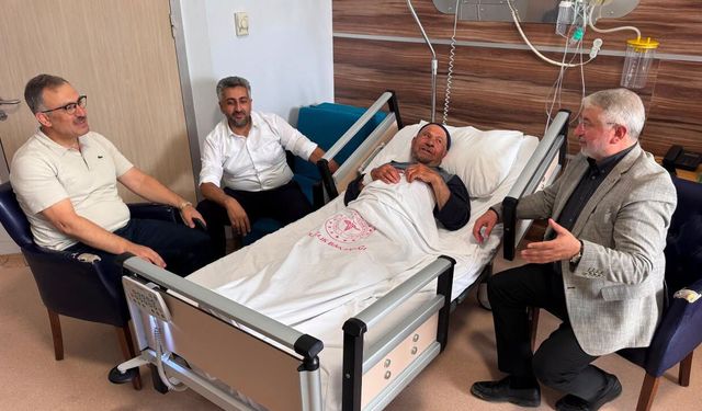 Başkan Aşgın, Murat Sarı’ya geçmiş olsun dileklerini iletti