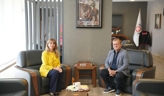 Prof. Dr. Nurcan Baykam’dan Çorum TSO’ya veda ziyareti