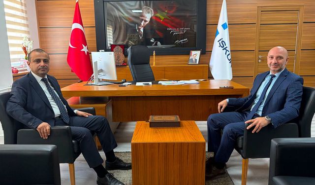 Cemal İbrahim Yalçın'dan Sezgin Saraçoğlu’na hayırlı olsun ziyareti
