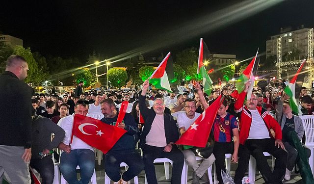 Çorum'da Dünya Kupası finali heyecanı yaşandı