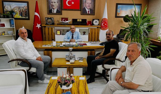 Kızkaraca Köyü heyetinden Başkan Bıyık’a ziyaret
