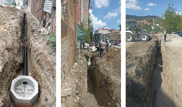 Yeni Mahalle’de altyapı çalışmaları devam ediyor