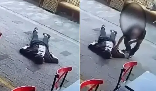 Kalbi duran gence ilk yardım yerine hırsızlık: O anlar güvenlik kamerasında