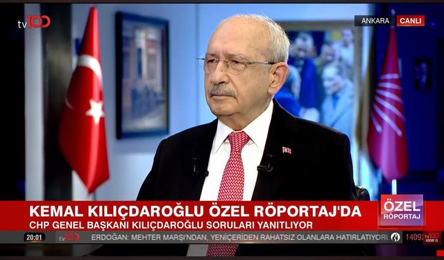 Kemal Kılıçdaroğlu tv100’de sordu: "Biz ne için bölünüyoruz?"