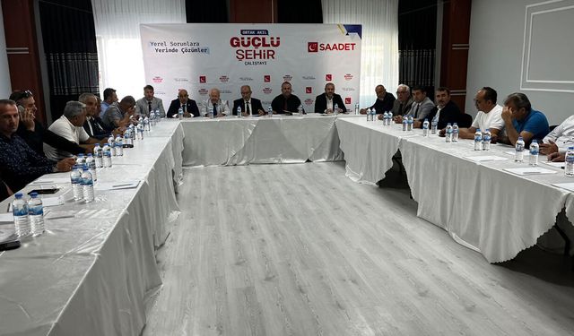 Saadet Partisi Çorum'da "Ortak akıl, güçlü şehir" çalıştayı düzenledi