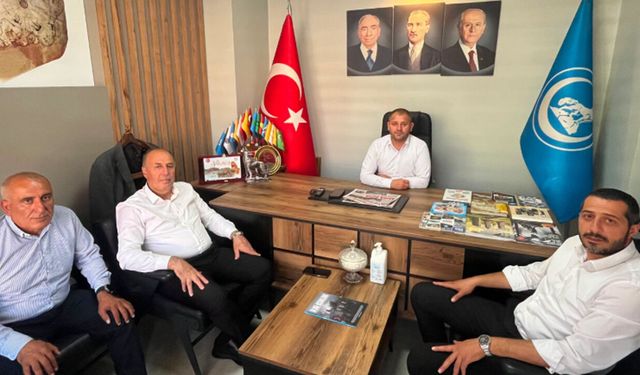 Uğur Esmer’e Ülkü Ocakları Alaca İlçe Başkanlığı Ziyareti