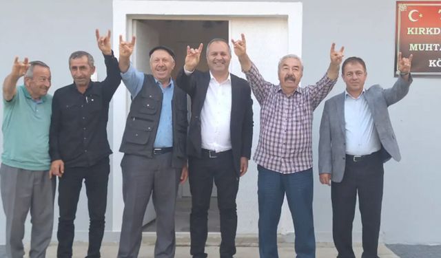 MHP İl Başkanı Çıplak’tan Kırkdilim Köyü’ne ziyaret