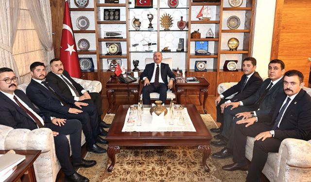 Ülkü Ocakları Çorum İl Başkanı Dalyan’dan Vali Çalgan’a ziyaret