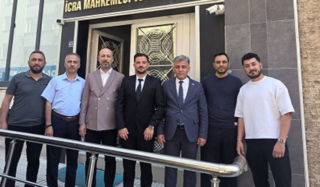 MHP’den İcra Müdürlüğü Temsilcisi Karahan’a Ziyaret