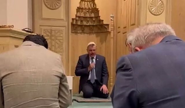İçişleri Bakanı Mustafa Çiftçi, TBMM Mescidi’nde yatsı namazını kıldırdı