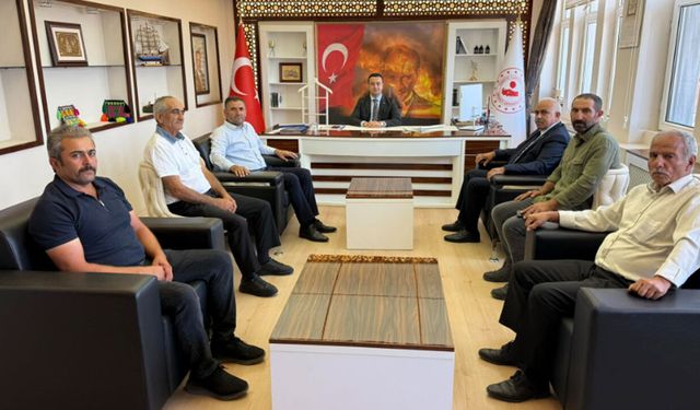 MHP Ortaköy İlçe Teşkilatı’ndan Kaymakam Şimşek’e Ziyaret