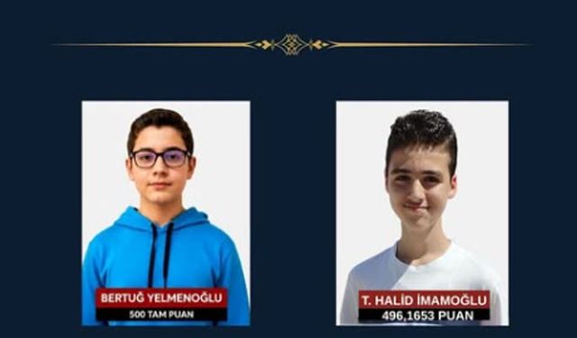 Başkan Dere’den LGS’de dereceye giren öğrencilere tebrik