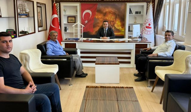 AK Parti Ortaköy İlçe Teşkilatı’ndan Kaymakam Şimşek’e Ziyaret