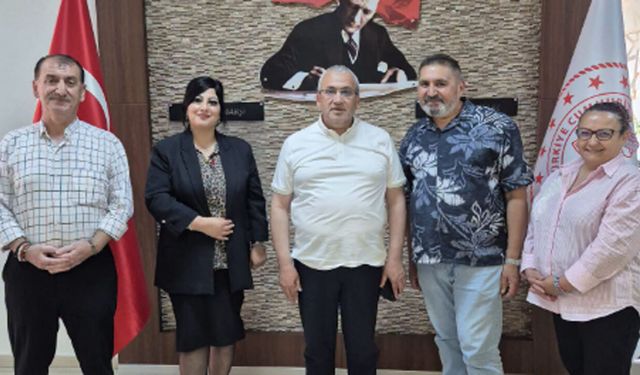 Koro üyeleri Cemil Çağlar’a ile görüştü! Çorum’da sanatsal gelişmeler ön plana çıkacak