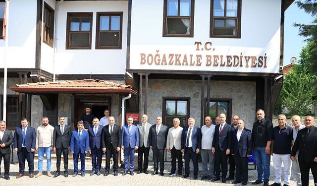 MHP Heyetinden Boğazkale Belediye Başkanı Adem Özel’e Ziyaret