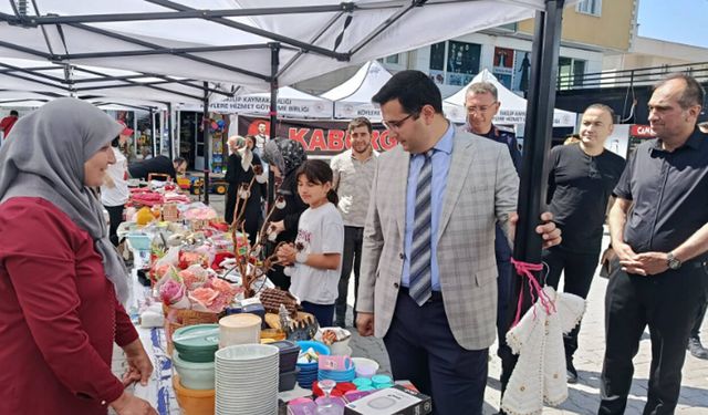 İskilip’te Mustafa Baran için destek kermesi düzenlendi