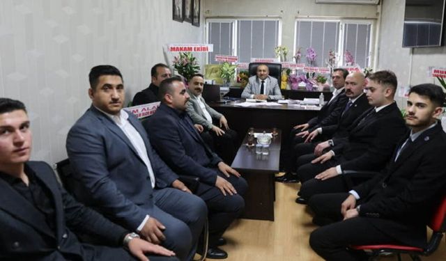 Ülkü Ocakları’ndan Başkan Yardımcısı Nedim Karaca’ya ziyaret