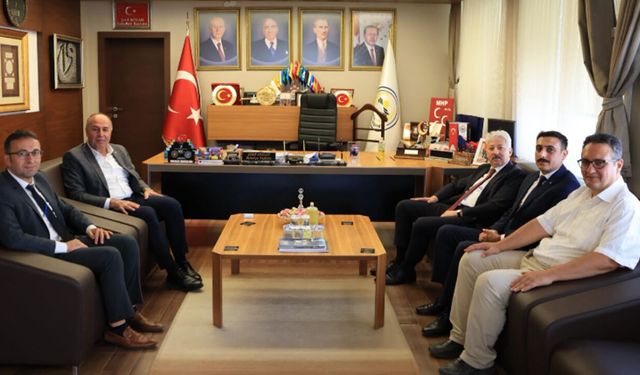 Defterdar Erkan Ciğer’den Başkan Şerif Arslan’a ziyaret