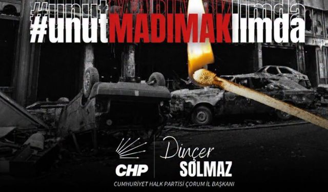 Dinçer Solmaz’dan Madımak mesajı: Unutmadık, unutturmayacağız