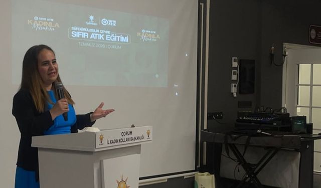 AK Parti Kadın Kolları’ndan sıfır atık eğitimi