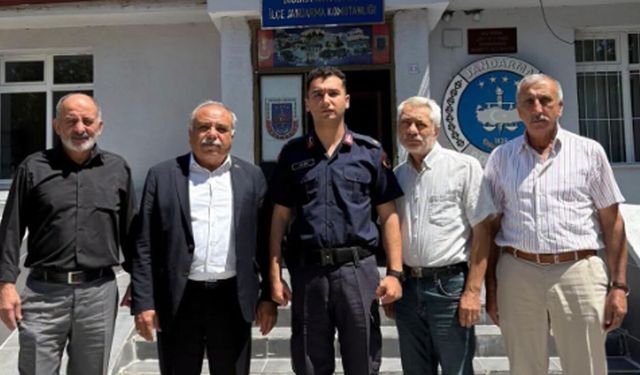 Başkan Çetinkaya’dan yeni Jandarma Komutanı Yıldız’a ziyaret
