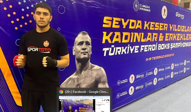 Çorumlu boksör Mehmet Aytu Köymen çeyrek finalde
