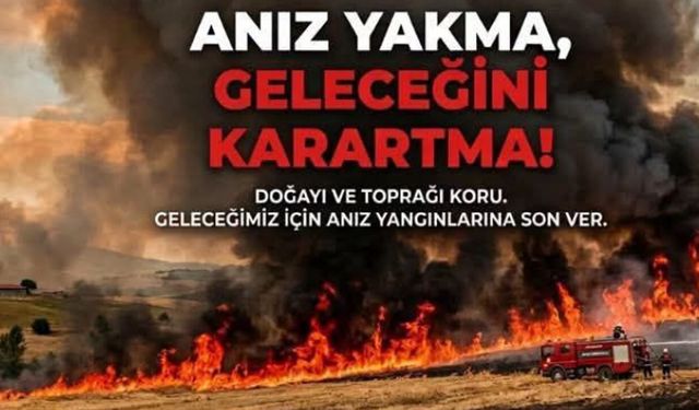 Bayat Belediyesi’nden anız yangını uyarısı