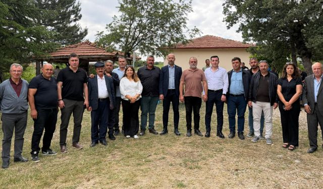 MHP Heyeti Körücek Köyü’nde vatandaşlarla buluştu