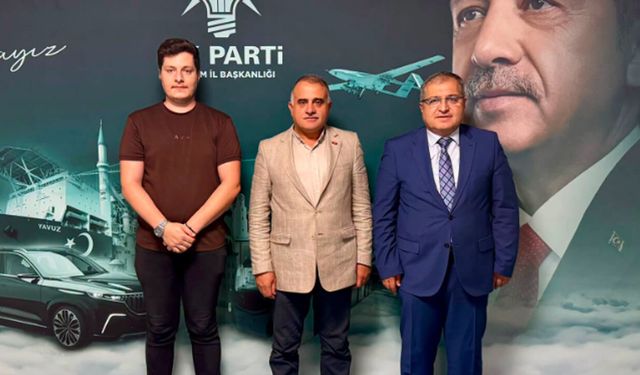 Başkan Ünlü’den AK Parti İl Başkanlığına ziyaret