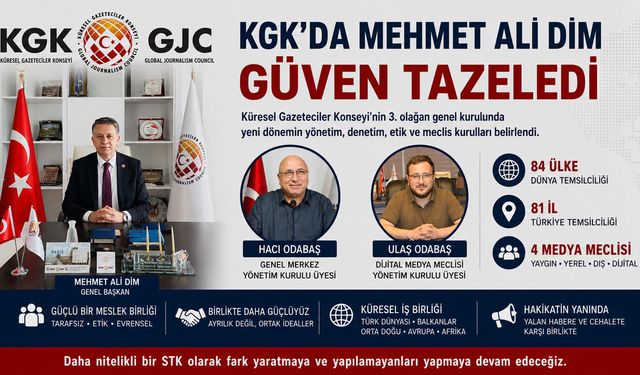 KGK’da Mehmet Ali Dim güven tazeledi, Hacı Odabaş yeniden yönetimde