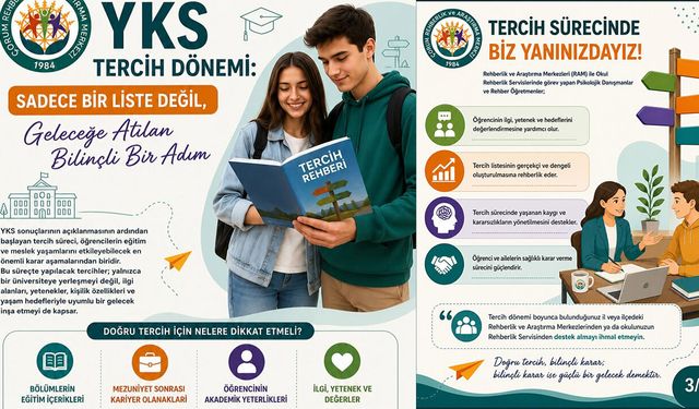 Milli Eğitim Müdürlüğünden YKS tercih dönemi uyarısı