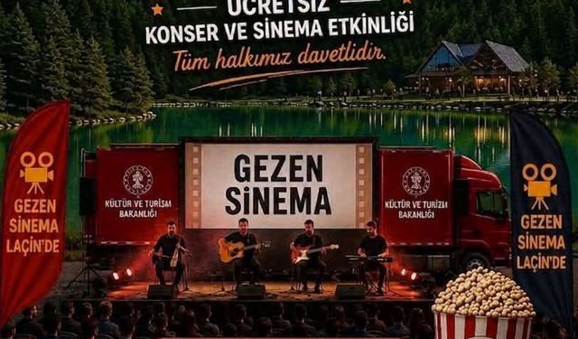 Gezen Sinema Laçin’de vatandaşlarla buluşacak