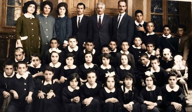 Tanyeri İlköğretim Okulu'nun nostaljik karesi geçmişi yeniden hatırlattı